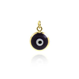 Round Evil Eye Pendant-Exquisite Evil Eye-Personalized Jewelry Making  8mm