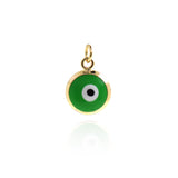 Round Evil Eye Pendant-Exquisite Evil Eye-Personalized Jewelry Making  8mm
