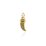 Individualism Pepper Pendant-Micropavé Nail Pepper Pendant   14x6mm