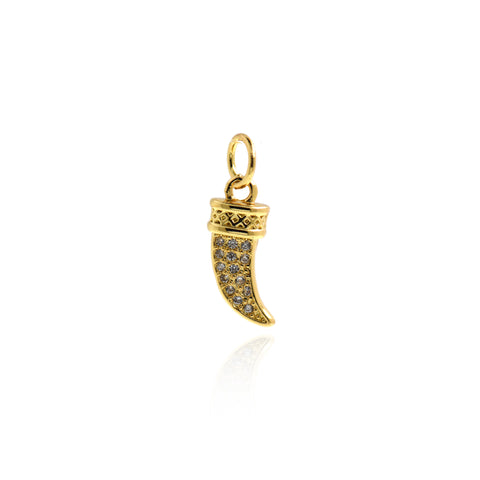 Individualism Pepper Pendant-Micropavé Nail Pepper Pendant   14x6mm