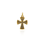 Exquisite Cross Pendant-Micropavé Nail Cross Pendant-Personalized Jewellery  18x14mm