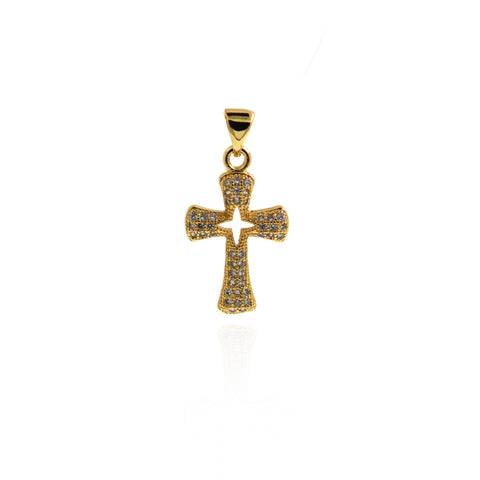 Personalized Jewelry Pendant-Hollow Cross Pendant-Gift for her  22x13.5mm