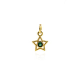 Personalized Jewelry Pendant-Star Zircon Pendant-Celestial Jewelry  10.5x9mm