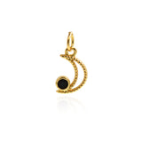 Personality Minimalist Pendant-Exquisite Moon Zircon Pendant  13x8mm