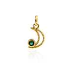 Personality Minimalist Pendant-Exquisite Moon Zircon Pendant  13x8mm