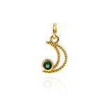Personality Minimalist Pendant-Exquisite Moon Zircon Pendant  13x8mm