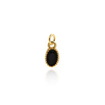 Individualism Jewelry Pendant-Exquisite Oval Zircon Pendant-DIY Jewelry Accessories  9.5x5mm
