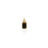 Individualism Jewelry Pendant-Exquisite Long Square Zircon Pendant-DIY Jewelry Accessories  9.5x5.5mm