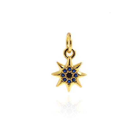 Minimalist Jewelry-Exquisite Polaris Zircon Pendant-DIY Jewelry Making  11x9mm