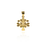 Minimalist Pendant-Delicate Tree Pendant-Family Tree Pendant  18x16mm