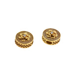 Individuality Beads-Micropavé Flower Beads-DIY Jewelry Accessories  16x8.5mm