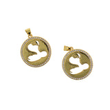 Snake-Shaped Pendant, Disc Snake Necklace, Crawling Pendant, DIY Jewelry Making Accessories  22mm