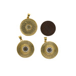 Round Pendant, Simple Jewelry, DIY Jewelry Accessories  22mm