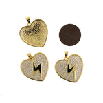 Exquisite Love Lightning Pendant, Micro-Nan Lightning Pendant, a gift for her  25x24.5mm
