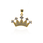 Crown Jewelry for Her Queen Necklace Princess Gifts Crown Pendant Tiara Jewelry for Women  26x17.5mm