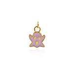 Exquisite Enamel Little Devil Pendant-Personalized Jewellery Making  16x13mm