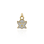 Exquisite Enamel Little Devil Pendant-Personalized Jewellery Making  16x13mm