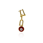 Exquisite Evil Eye Earrings-Enamel Evil Eye-DIY Jewelry Accessories  41x12mm