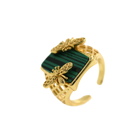 Individualism Jewelry-Exquisite Dragonfly Ring-DIY Jewelry  24x18mm