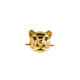 Minimalist Jewelry-Leopard Head Pendant-Animal Jewelry-DIY Jewelry  17x12.5x12.5mm