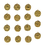 Personalized Pendant-Round Twelve Constellation Zircon Pendant-DIY Jewelry Making  22mm