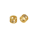 Exquisite Cylindrical spacer beads, large hole spacer beads, suitable for necklaces, bracelets, jewelry products, DIY making  10x8mm