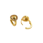 Heart Hoops by Minimalist • Gold Heart Hoop Earrings • Minimalist Earrings • Perfect Gift for He  14x10mm