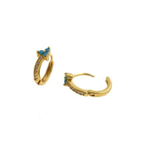 Individualism Jewelry-Micropavé Enamel Earrings-DIY Jewelry Making  13x5mm
