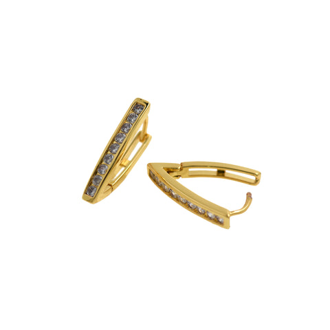 Individuality Jewelry-Exquisite Long Zircon Earrings-DIY Jewelry Making   23.5x12x4mm