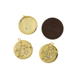 Minimalist Jewelry-Polaris Zircon Pendant-DIY Jewelry Making  17mm