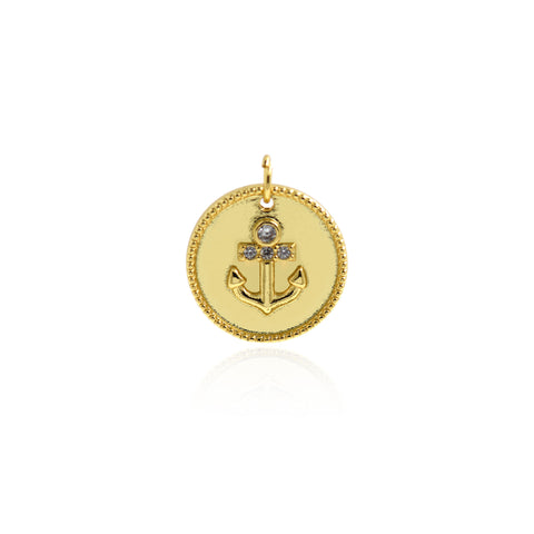 Anchor Necklace, Fisher Pendant, Sailor's Amulet, Anchor Gift for Sailor  17mm