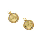 Exquisite Coin Lucky Pendant-Coin Jewelry-Minimalist Pendant-Gift for Good Friends  18.5x6mm