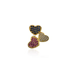 Exquisite Heart Pendant-Micropavé Heart Pendant-Personalized Jewellery  18x16mm
