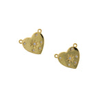 Personalized Jewelry Making-Heart Shaped Polaris Pendant-DIY Jewelry Making  19x16.5mm