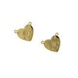 Personalized Jewelry Making-Heart Shaped Polaris Pendant-DIY Jewelry Making  19x16.5mm