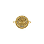 Cross Connector, Cubic Zirconia Cross, Cross Connector Cross Necklace  17mm