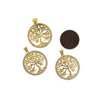 Personalized Jewelry Making-Round Tree of Life Pendant-DIY Jewelry Making  24mm