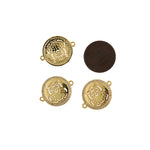 Owl Connector-Micro Pave Owl Charm-Animal Jewelry Making   18mm