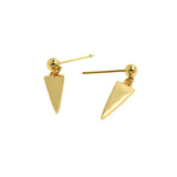 Individualism Jewelry-Pointed Cone Stud Earrings-DIY Jewelry Accessories   25x6mm