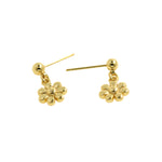 Minimalist Jewelry-Flower Stud Earrings-DIY Jewelry Accessories  18x9mm