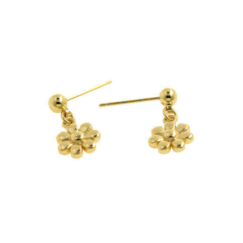 Minimalist Jewelry-Flower Stud Earrings-DIY Jewelry Accessories  18x9mm