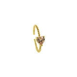 Minimalist Jewelry-Exquisite Heart Ring-DIY Jewelry Accessories  20.5x6mm