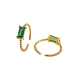 Minimalist Jewelry-Exquisite Rectangular Ring-DIY Jewelry Accessories  20x5.5mm