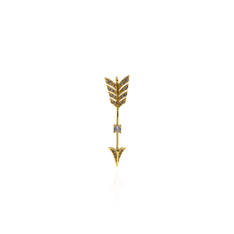Minimalist Jewelry-Arrow Pendant Ring-DIY Jewelry Accessories  48x13mm