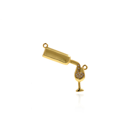 Minimalist Jewelry-Wine Bottle Connector-DIY Jewelry Accessories  29x23mm