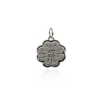 Personalized Jewelry-Lucky Flower Number 13 Pendant-DIY Jewelry Making  16x14mm