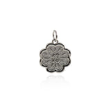 Personalized Jewelry-Lucky Flower Number 13 Pendant-DIY Jewelry Making  16x14mm