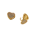 Minimalist Jewelry-Exquisite Heart Earrings-DIY Jewelry Making  11x11x9mm