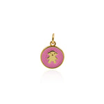 Personalized Jewellery-Exquisite Enamel Bear Pendant-DIY Jewelry Making   11.5mm