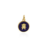 Personalized Jewellery-Exquisite Enamel Bear Pendant-DIY Jewelry Making   11.5mm